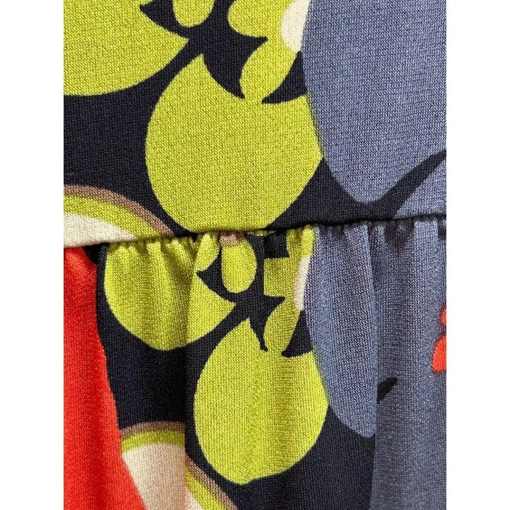Ivy Jane Uncle Frank Tiered Ruffle‎ Floral Dress Size Small